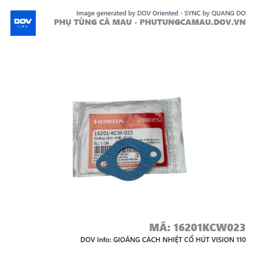 GIOĂNG CÁCH NHIỆT CỔ HÚT VISION 110 — 16201KCW023