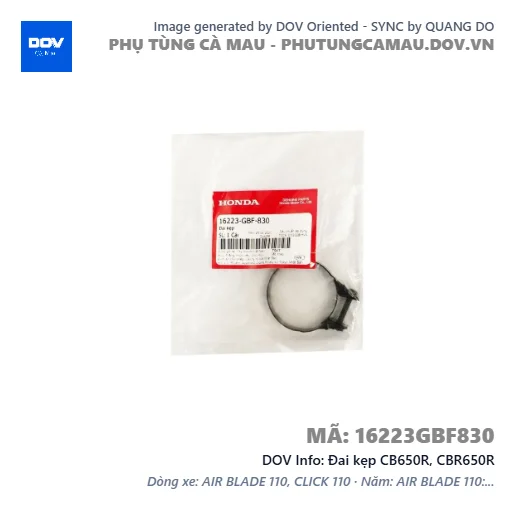 Đai kẹp CB650R, CBR650R — 16223GBF830