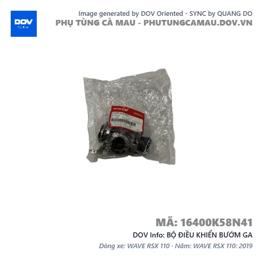 BỘ ĐIỀU KHIỂN BƯỚM GA  — 16400K58N41