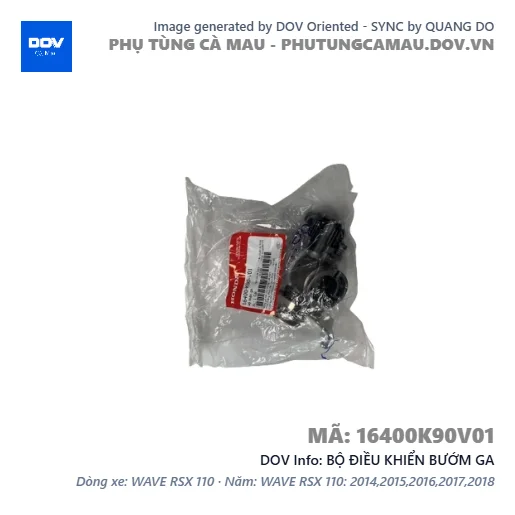 BỘ ĐIỀU KHIỂN BƯỚM GA — 16400K90V01