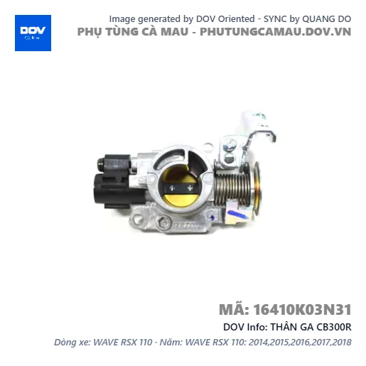THÂN GA CB300R — 16410K03N31