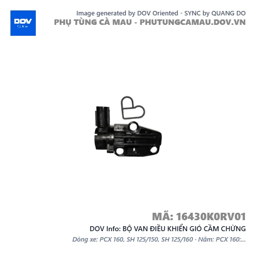 BỘ VAN ĐIỀU KHIỂN GIÓ CẦM CHỪNG — 16430K0RV01