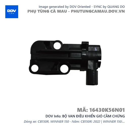 BỘ VAN ĐIỀU KHIỂN GIÓ CẦM CHỪNG — 16430K56N01