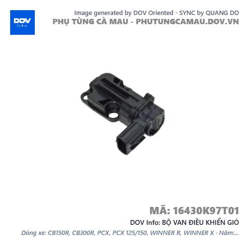 BỘ VAN ĐIỀU KHIỂN GIÓ — 16430K97T01