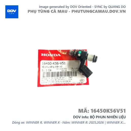 BỘ PHUN NHIÊN LIỆU  — 16450K56V51
