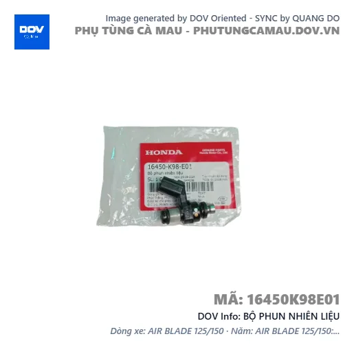 BỘ PHUN NHIÊN LIỆU  — 16450K98E01