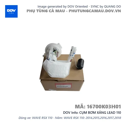 CỤM BƠM XĂNG LEAD 110 — 16700K03H01