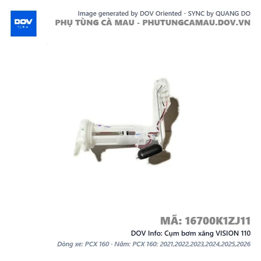 Cụm bơm xăng VISION 110 — 16700K1ZJ11