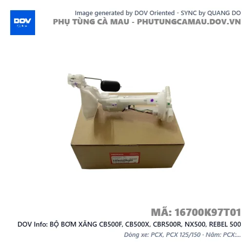 BỘ BƠM XĂNG CB500F, CB500X, CBR500R, NX500, REBEL 500 — 16700K97T01