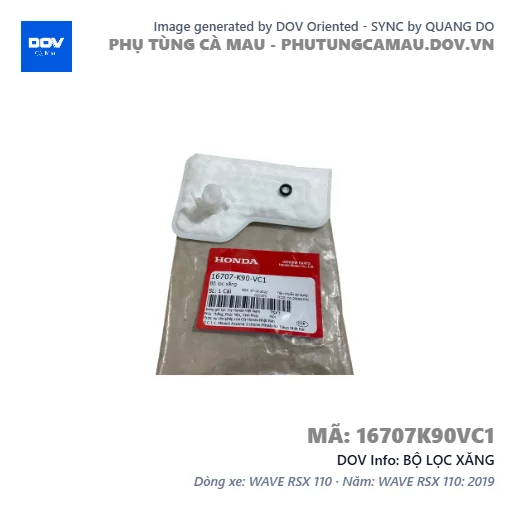 BỘ LỌC XĂNG  — 16707K90VC1