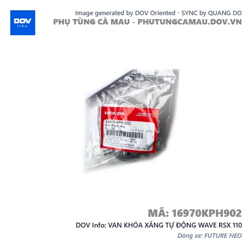 VAN KHÓA XĂNG TỰ ĐỘNG WAVE RSX 110 — 16970KPH902