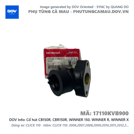 Cổ hút CB150R, CBR150R, WINNER 150, WINNER R, WINNER X — 17110KVB900