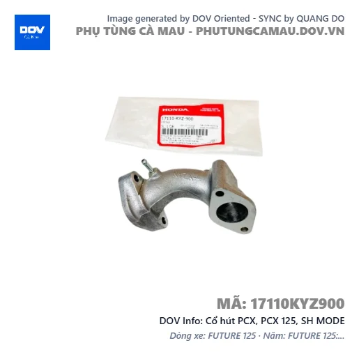 Cổ hút PCX, PCX 125, SH MODE — 17110KYZ900
