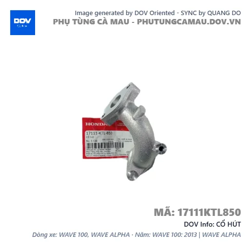 CỔ HÚT  — 17111KTL850
