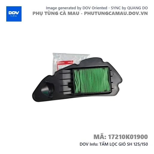 TẤM LỌC GIÓ SH 125/150 — 17210K01900