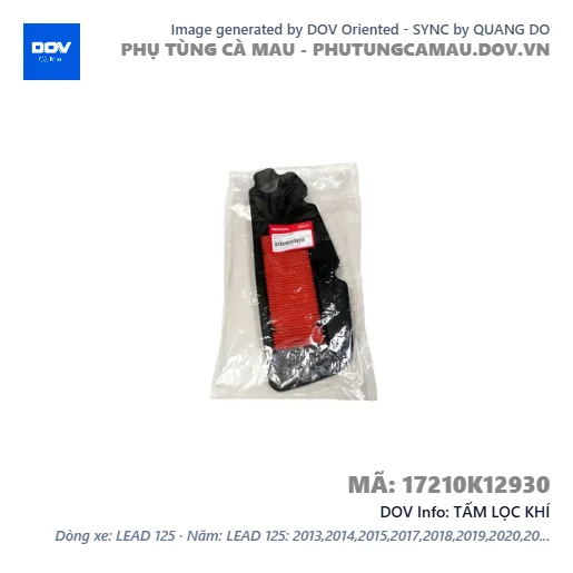 TẤM LỌC KHÍ — 17210K12930