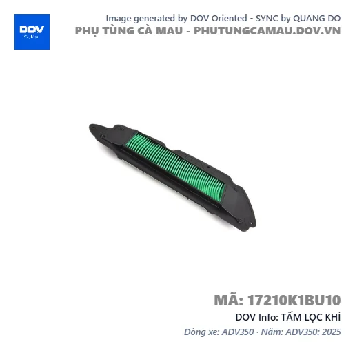 TẤM LỌC KHÍ — 17210K1BU10