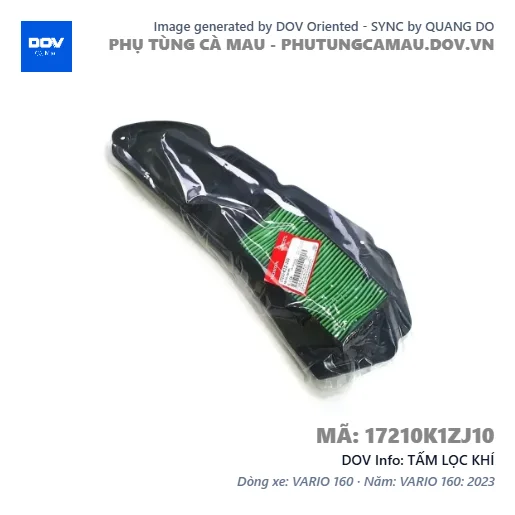 TẤM LỌC KHÍ  — 17210K1ZJ10