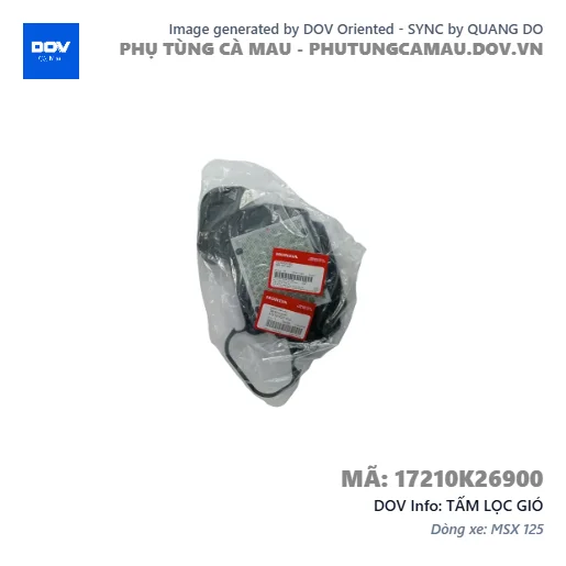 TẤM LỌC GIÓ  — 17210K26900