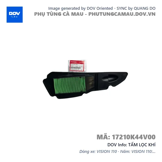 TẤM LỌC KHÍ  — 17210K44V00