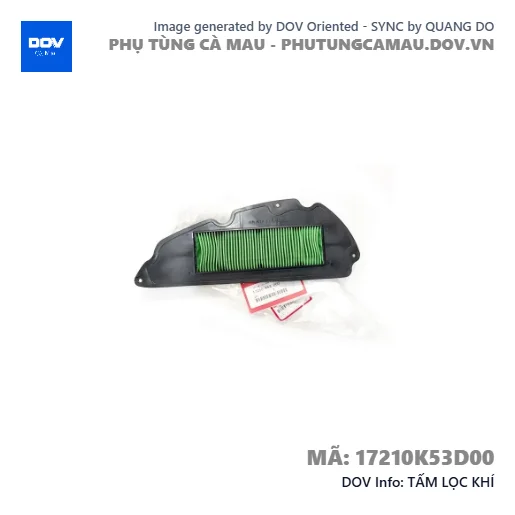 TẤM LỌC KHÍ  — 17210K53D00