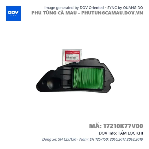 TẤM LỌC KHÍ  — 17210K77V00