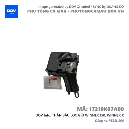 THÂN BẦU LỌC GIÓ WINNER 150, WINNER X — 17210K87A00