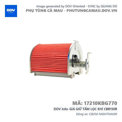 GIÁ GIỮ TẤM LỌC KHÍ CBR150R — 17210KBG770