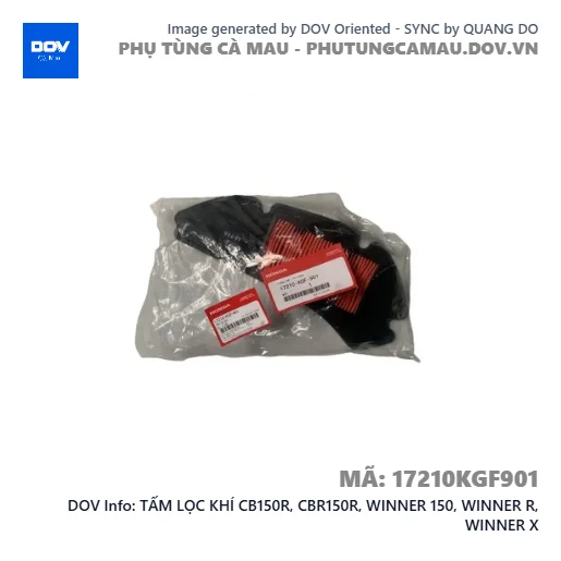 TẤM LỌC KHÍ CB150R, CBR150R, WINNER 150, WINNER R, WINNER X — 17210KGF901