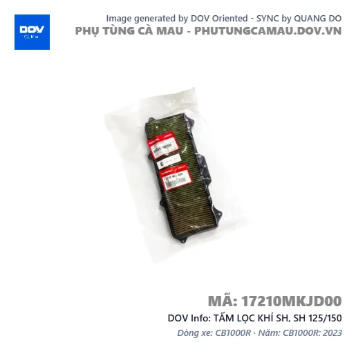 TẤM LỌC KHÍ SH, SH 125/150 — 17210MKJD00