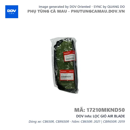 LỌC GIÓ AIR BLADE — 17210MKND50