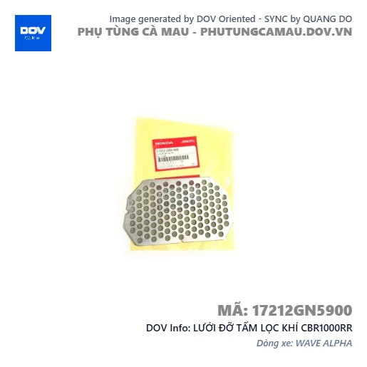 LƯỚI ĐỠ TẤM LỌC KHÍ CBR1000RR — 17212GN5900