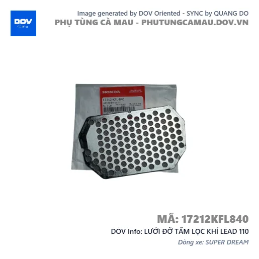 LƯỚI ĐỠ TẤM LỌC KHÍ LEAD 110 — 17212KFL840