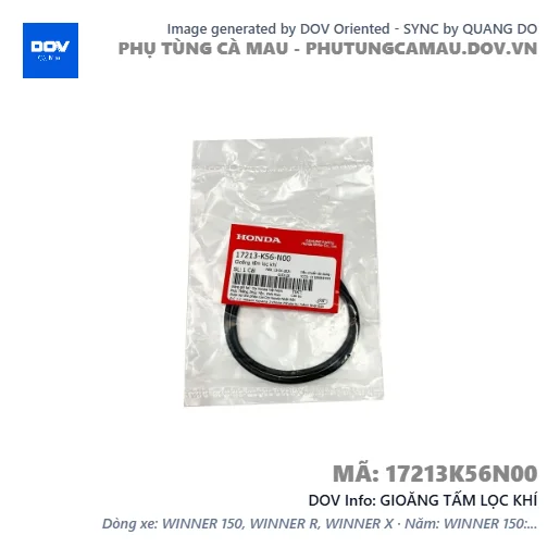 GIOĂNG TẤM LỌC KHÍ  — 17213K56N00