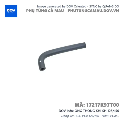 ỐNG THÔNG KHÍ SH 125/150 — 17217K97T00