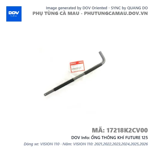 ỐNG THÔNG KHÍ FUTURE 125 — 17218K2CV00