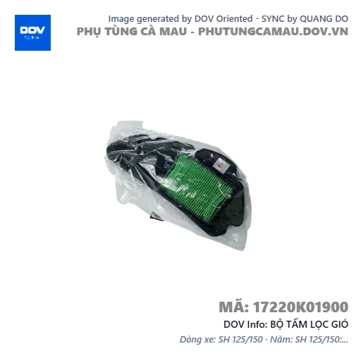 BỘ TẤM LỌC GIÓ  — 17220K01900