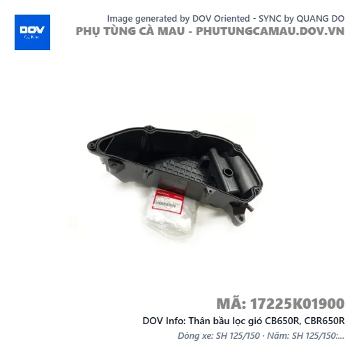 Thân bầu lọc gió CB650R, CBR650R — 17225K01900