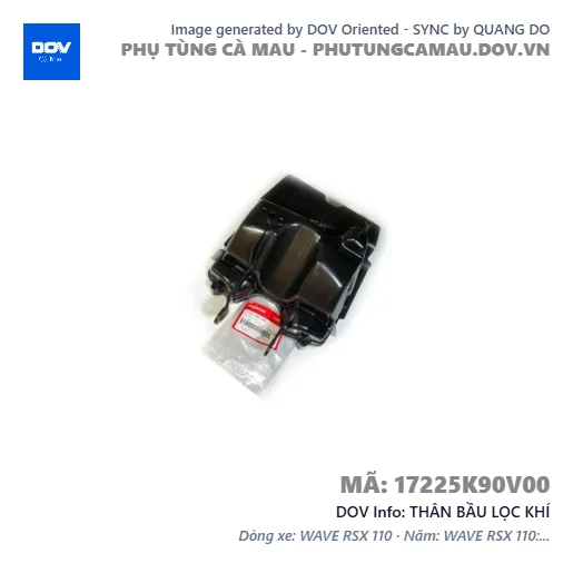 THÂN BẦU LỌC KHÍ  — 17225K90V00