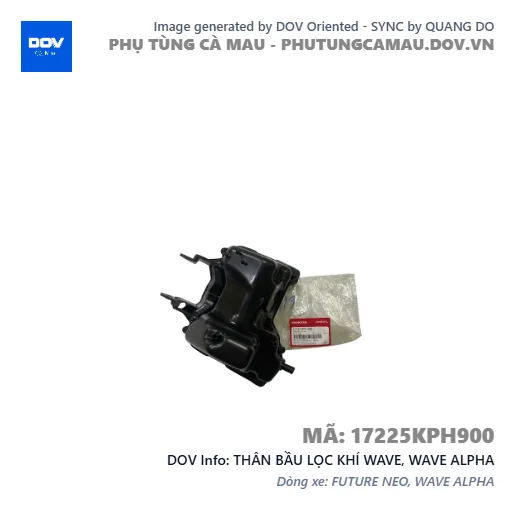 THÂN BẦU LỌC KHÍ WAVE, WAVE ALPHA — 17225KPH900