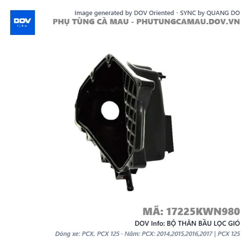 BỘ THÂN BẦU LỌC GIÓ  — 17225KWN980