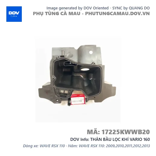 THÂN BẦU LỌC KHÍ VARIO 160 — 17225KWWB20