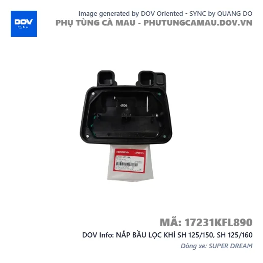 NẮP BẦU LỌC KHÍ SH 125/150, SH 125/160 — 17231KFL890