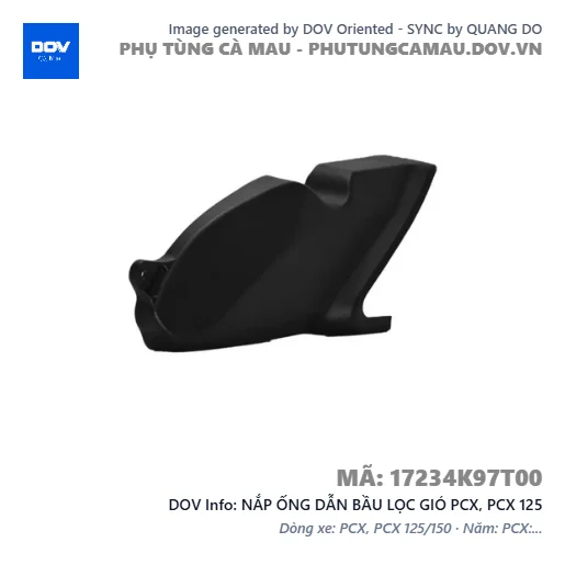 NẮP ỐNG DẪN BẦU LỌC GIÓ PCX, PCX 125 — 17234K97T00