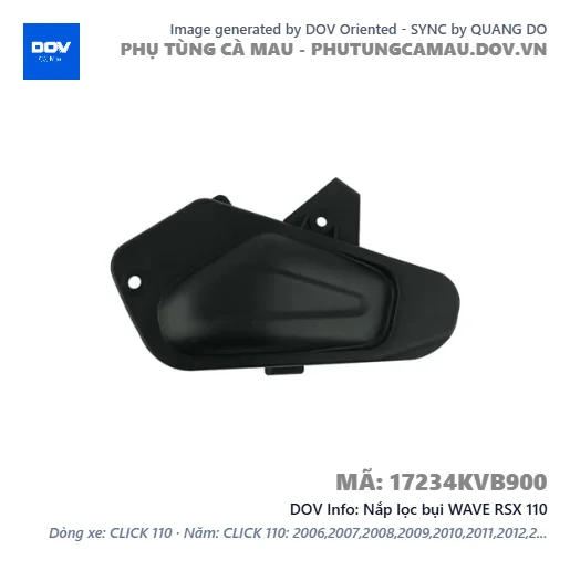 Nắp lọc bụi WAVE RSX 110 — 17234KVB900