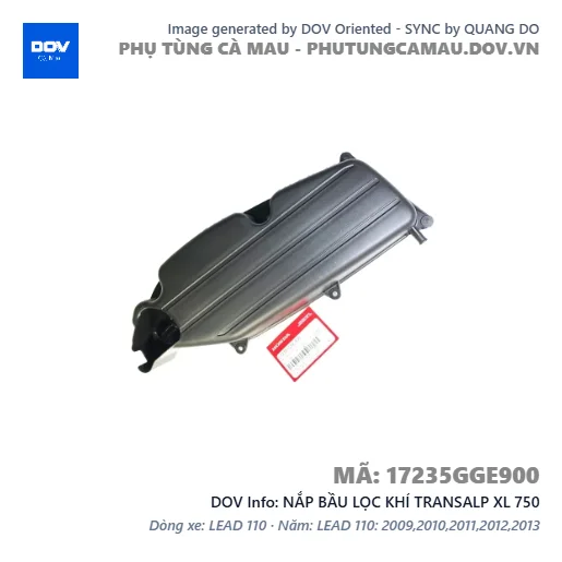 NẮP BẦU LỌC KHÍ TRANSALP XL 750 — 17235GGE900