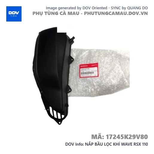 NẮP BẦU LỌC KHÍ WAVE RSX 110 — 17245K29V80
