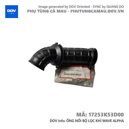 ỐNG NỐI BỘ LỌC KHÍ WAVE ALPHA — 17253K53D00