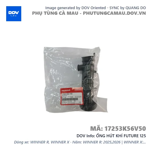 ỐNG HÚT KHÍ FUTURE 125 — 17253K56V50