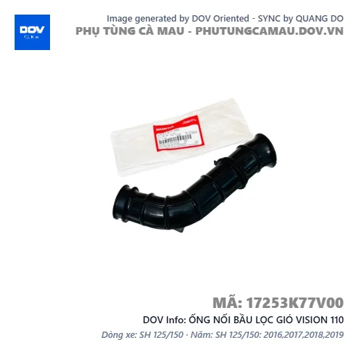 ỐNG NỐI BẦU LỌC GIÓ VISION 110 — 17253K77V00